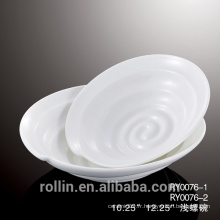 Bol en carré, bol blanc en porcelaine, bol rond en céramique